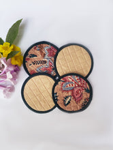 Load image into Gallery viewer, Ruhi Reversible Round Coasters (Set of 4)
